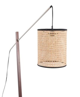 Arturo 60" Wood and Metal Floor Lamp