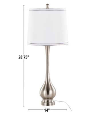 Cairo 28.75" Metal Table Lamp, Set of 2