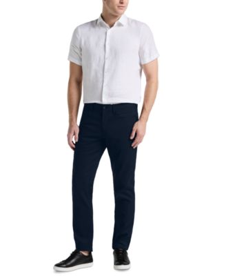Men's Double-Weave Slim-Fit 5-Pocket Pants
