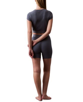 Women's Ribbed Bike Shorts QS7216