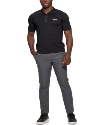 Men's Jaiss Slim-Fit Short Sleeve Quarter-Zip Polo Shirt