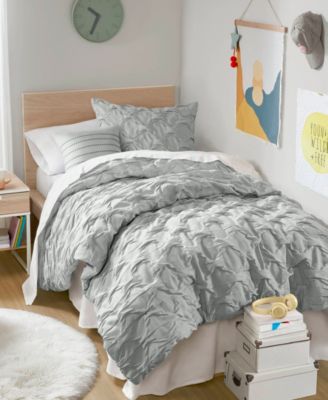 Bailey Diamond Pucker Woven 3-Pc. Comforter Set, Twin/Twin XL