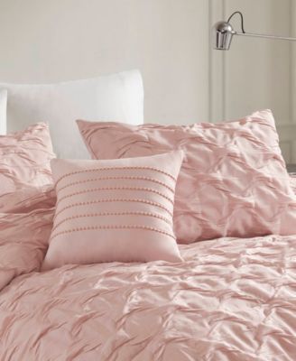 Bailey Diamond Pucker Woven 4-Pc. Comforter Set, Full/Queen