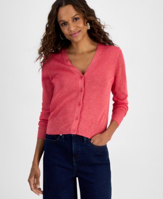 I.N.C. International Concepts - Petite Button-Front Cardigan