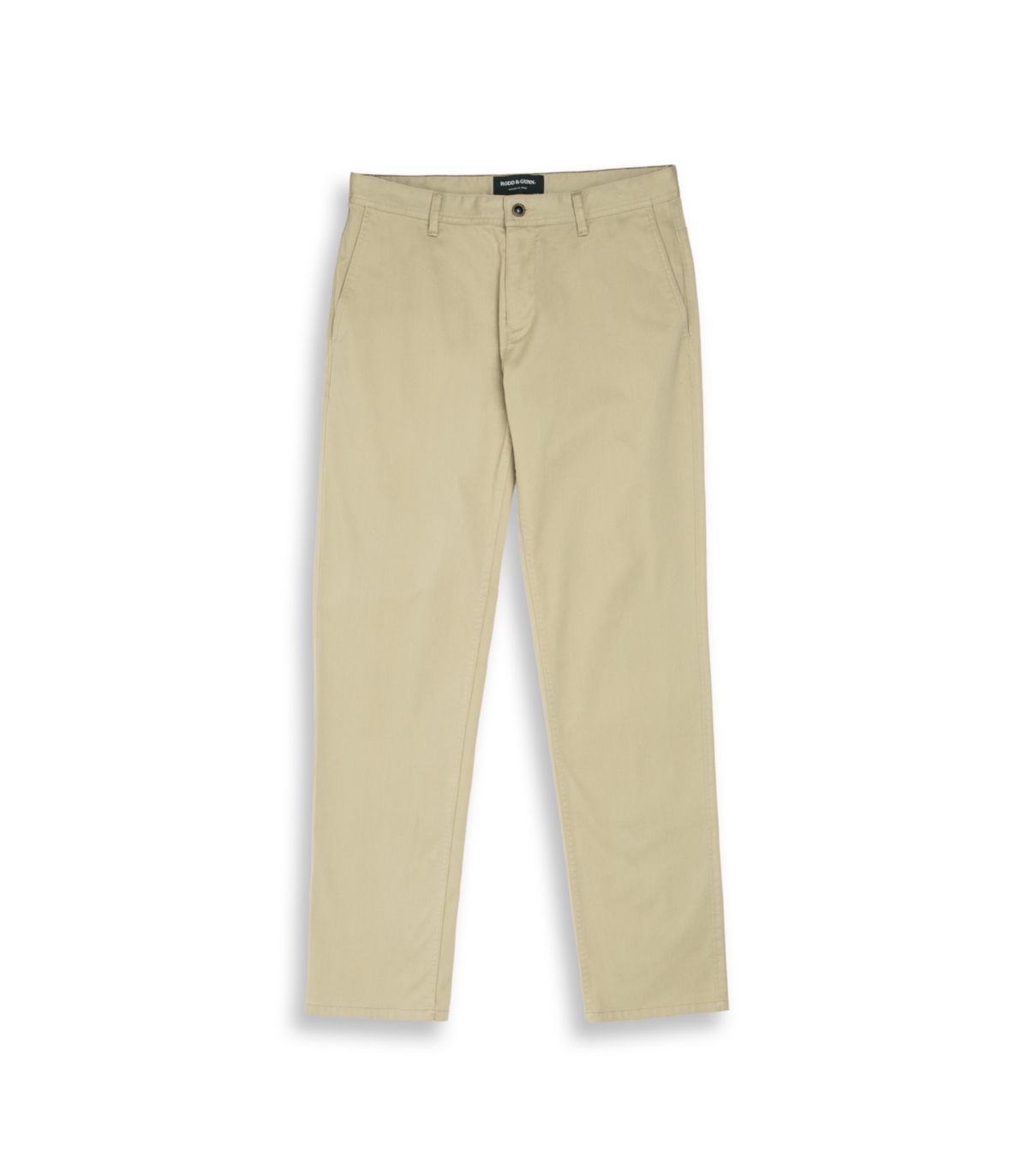 Rodd & Gunn Thomas Road Stretch Cotton Flat Front Chinos In Brown