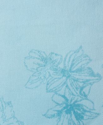 Botanical Floral Cotton Oven Mitt, 7" x 13"