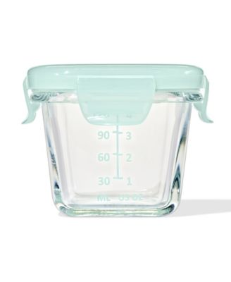 Tot Glass 4-Pack Baby Blocks Food Storage Containers