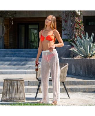 Women's Cover Up Swim Shine Crochet Pant