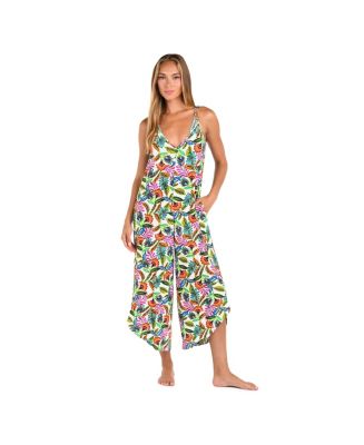 Sunshine 79 Women's Cover Up Swim Jungle Jive Jumpsuit - Macy's