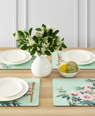 Blossom Branch Cork Placemats Set of 4, 16" x 12"