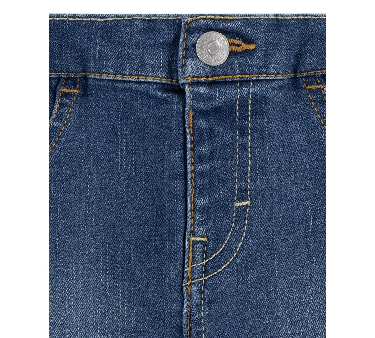 Levi's Baby Graphic T-shirt & Denim Shorts, 2 Piece Set In Natural