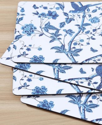 Summer Palace Cork Placemats Set of 4, 16" x 12"