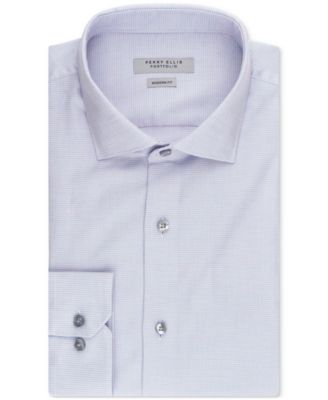 Perry Ellis Portfolio - Men's Royal Oxford Button-Front Shirt