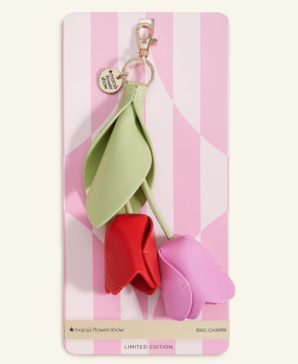Macy's Flower Show Oversized Tulip Bag Charm, Exclusively at Macy's
