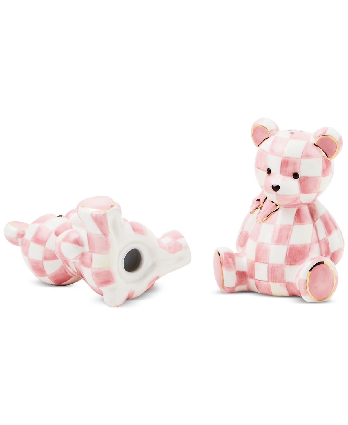 Mackenzie-childs Rosy Bear Salt & Pepper Set In No Color