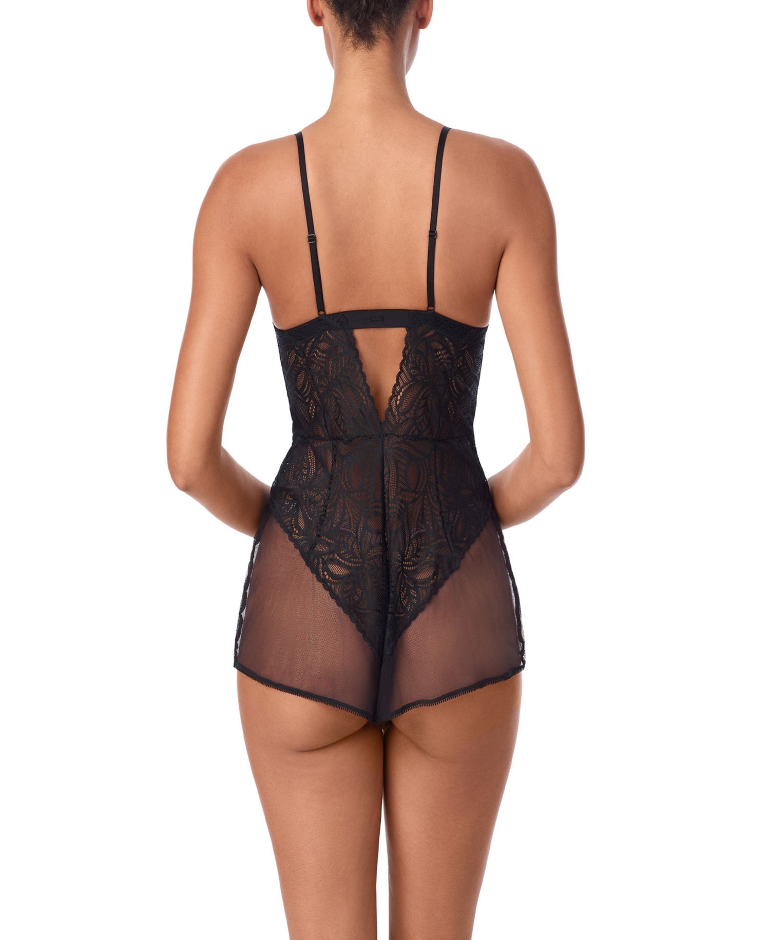 Women's Deco Lace Romper Chemise DK7559