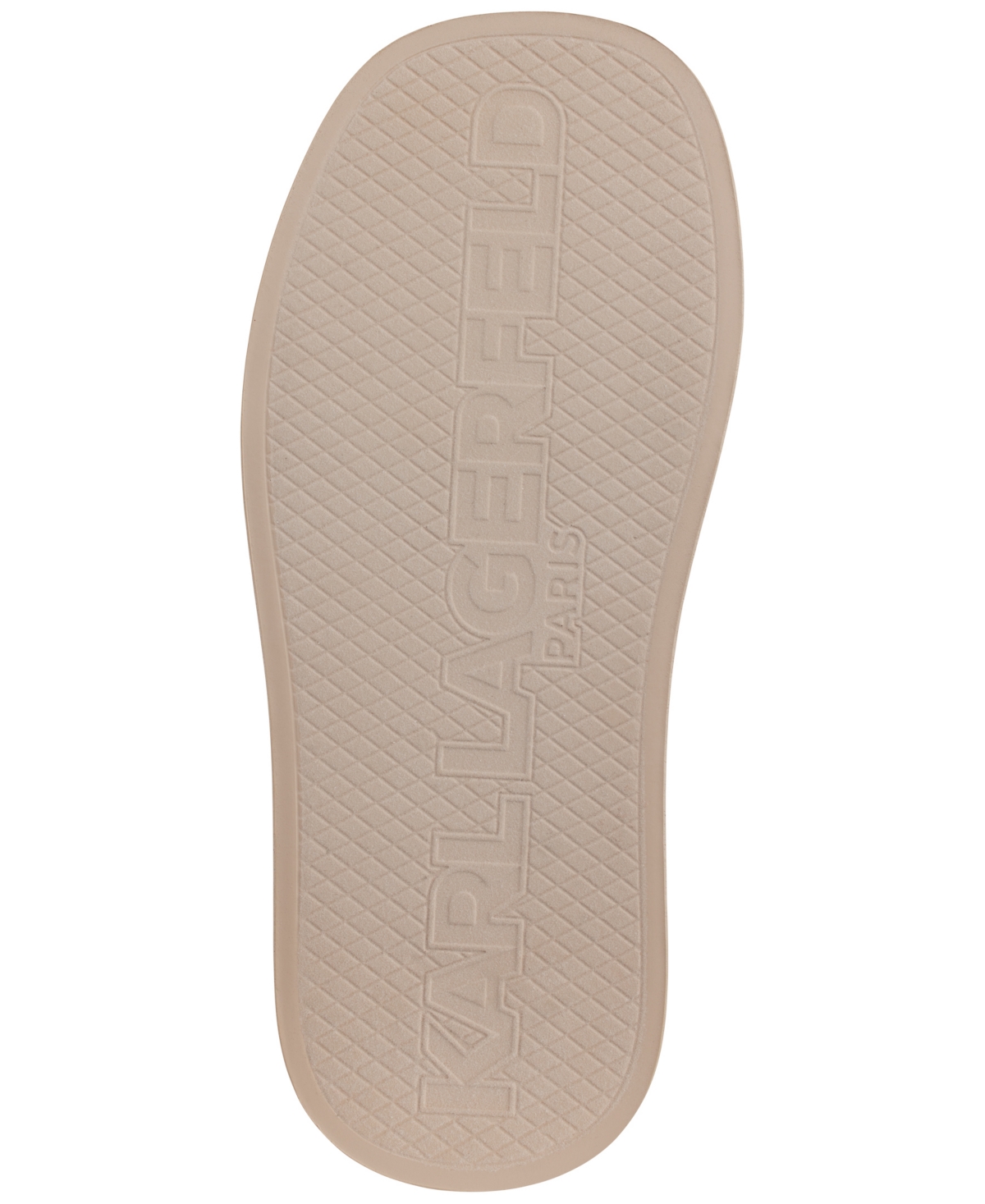 Karl Lagerfeld Ohare Platform Slide Sandal In Dusty Nude