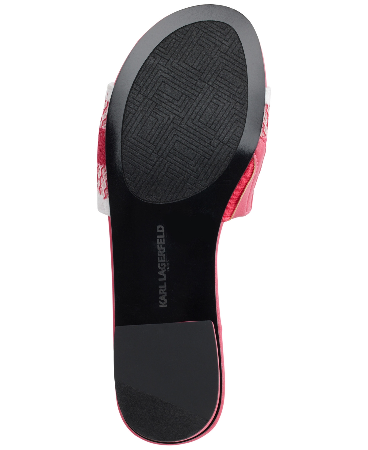 Karl Lagerfeld Cairra Slide Sandal In Teaberry