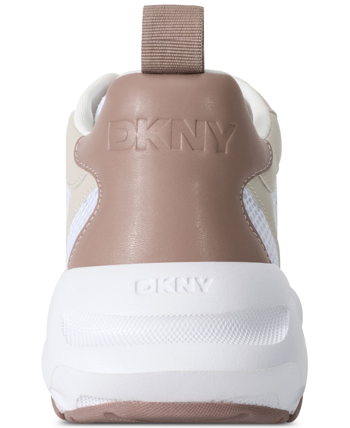 Женские кроссовки DKNY Deyoung Chunky, цвет: Пудровый / Яркий белый — фото 3