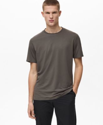 MANGO - Men's EU Slim-Fit Comfort Stretch T-Shirt
