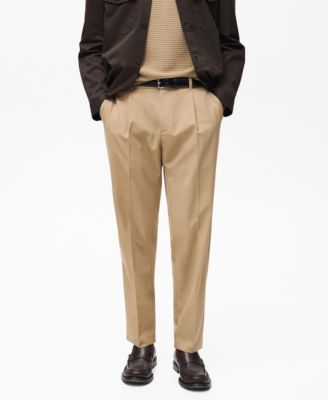 MANGO - Men's Wool EU Slim Fit Pants