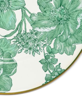 Emerald English Garden Salad/Dessert Plate