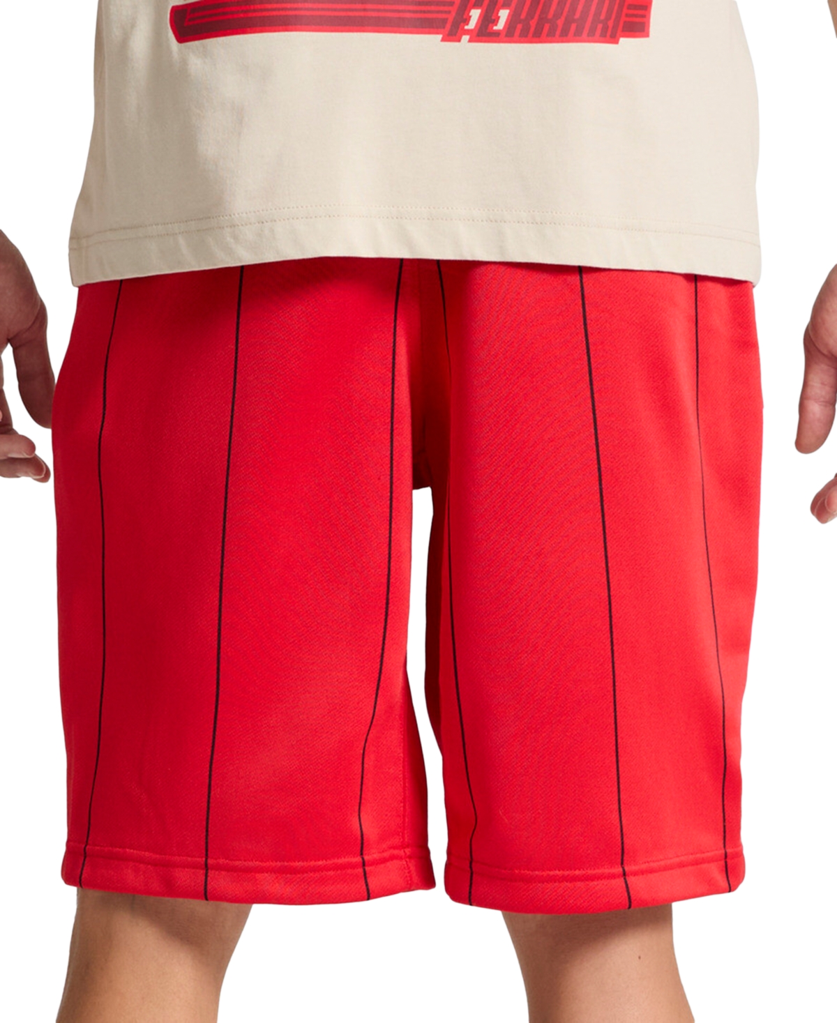 Puma Ferrari Race Shorts In Red