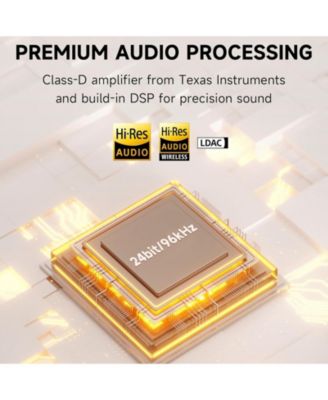 Bookshelf Speakers, 66W RMS Desktop Speakers with Stands