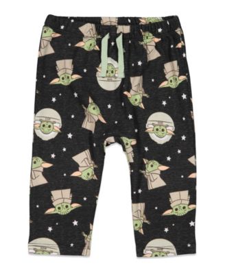 Baby Boys Yoda Bodysuit T-Shirt and Pants 4 Piece Layette Set