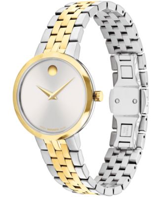 Women's Museum Classic Swiss Quartz Stainless-Steel Light Yellow PVD Watch, 29.5mm