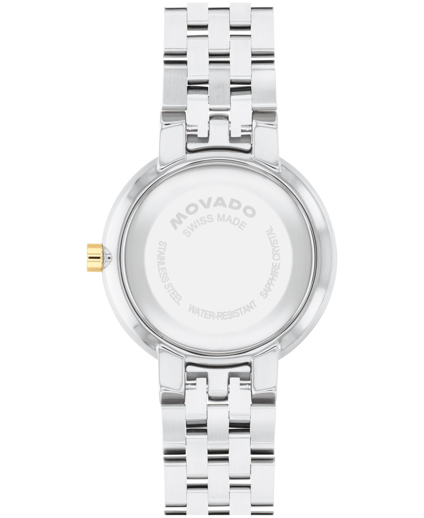 Женские часы Movado Museum Classic Lab Grown Diamond Swiss Quartz Stainless-Steel Light Yellow PVD Watch, 29.5mm — фото 3