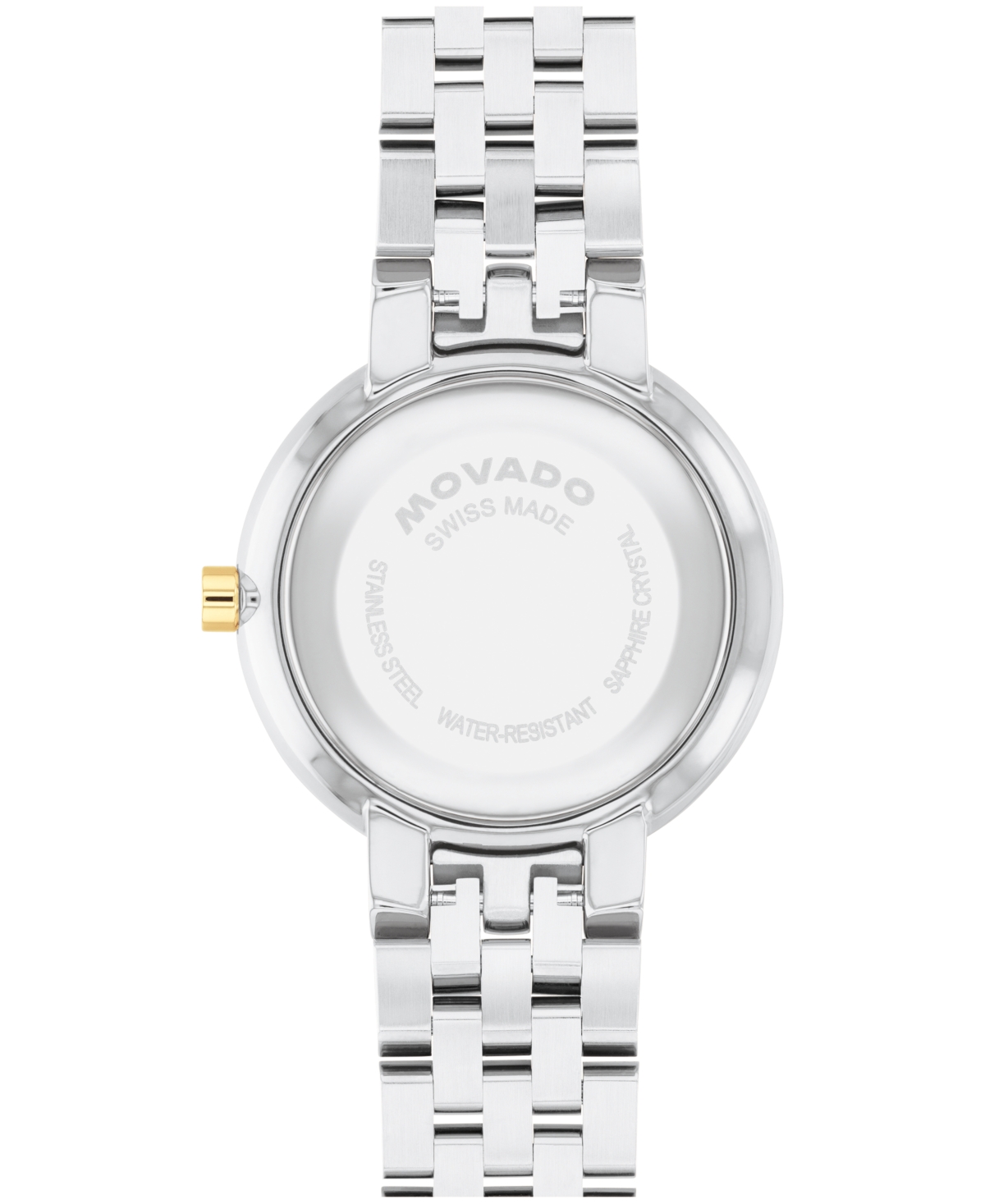 Movado Women's Museum Classic Lab Grown Diamond Swiss Quartz Light Yellow Pvd Watch, 29.5mm In Two-tone