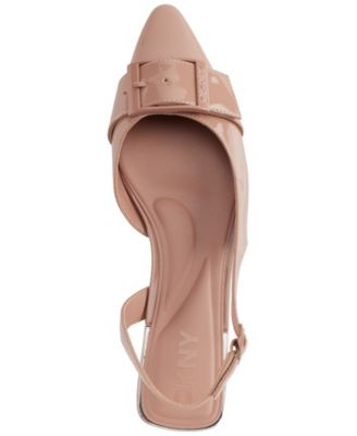 Clemma Buckle Slingback Flats