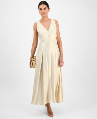 Women's Button-Front Maxi Dress, Exclusively at Macy's