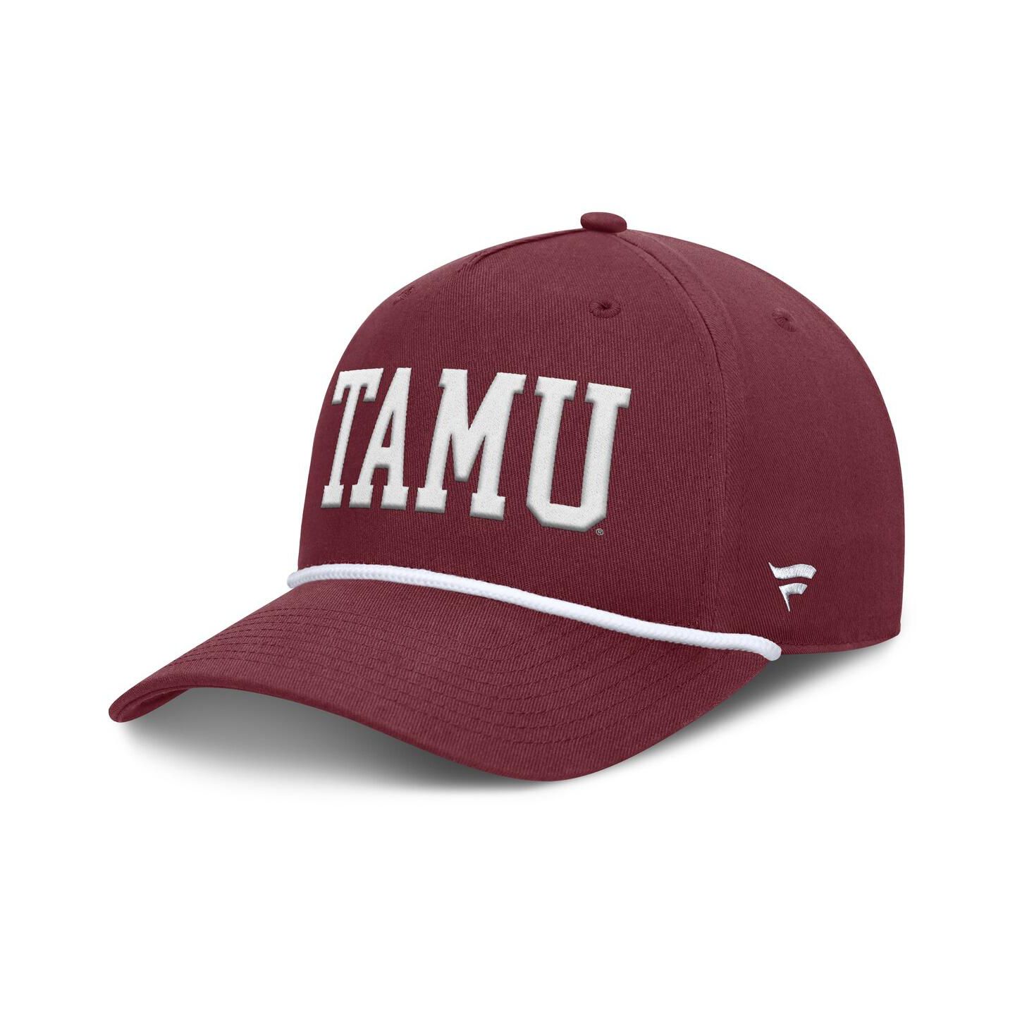 Мужская кепка Fanatics Maroon Texas A&M Aggies Foul Ball Rope Adjustable Hat — фото 1