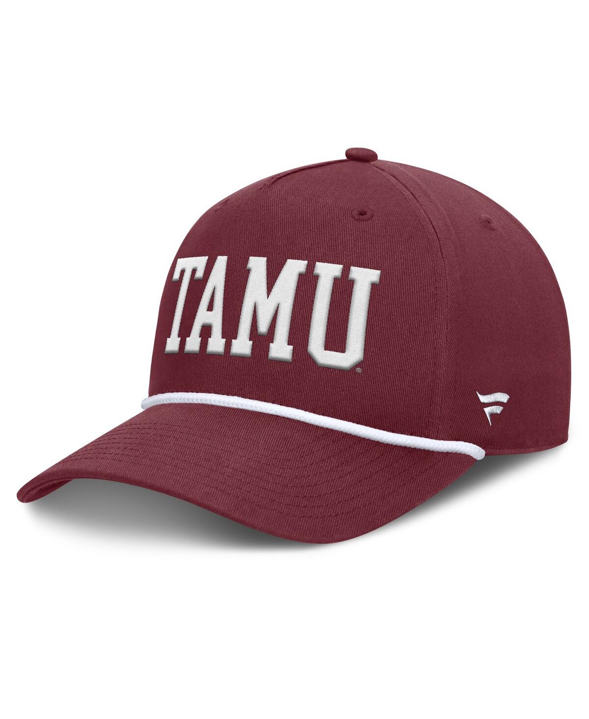 Fanatics Men's Maroon Texas A&m Aggies Foul Ball Rope Adjustable Hat In Maroon
