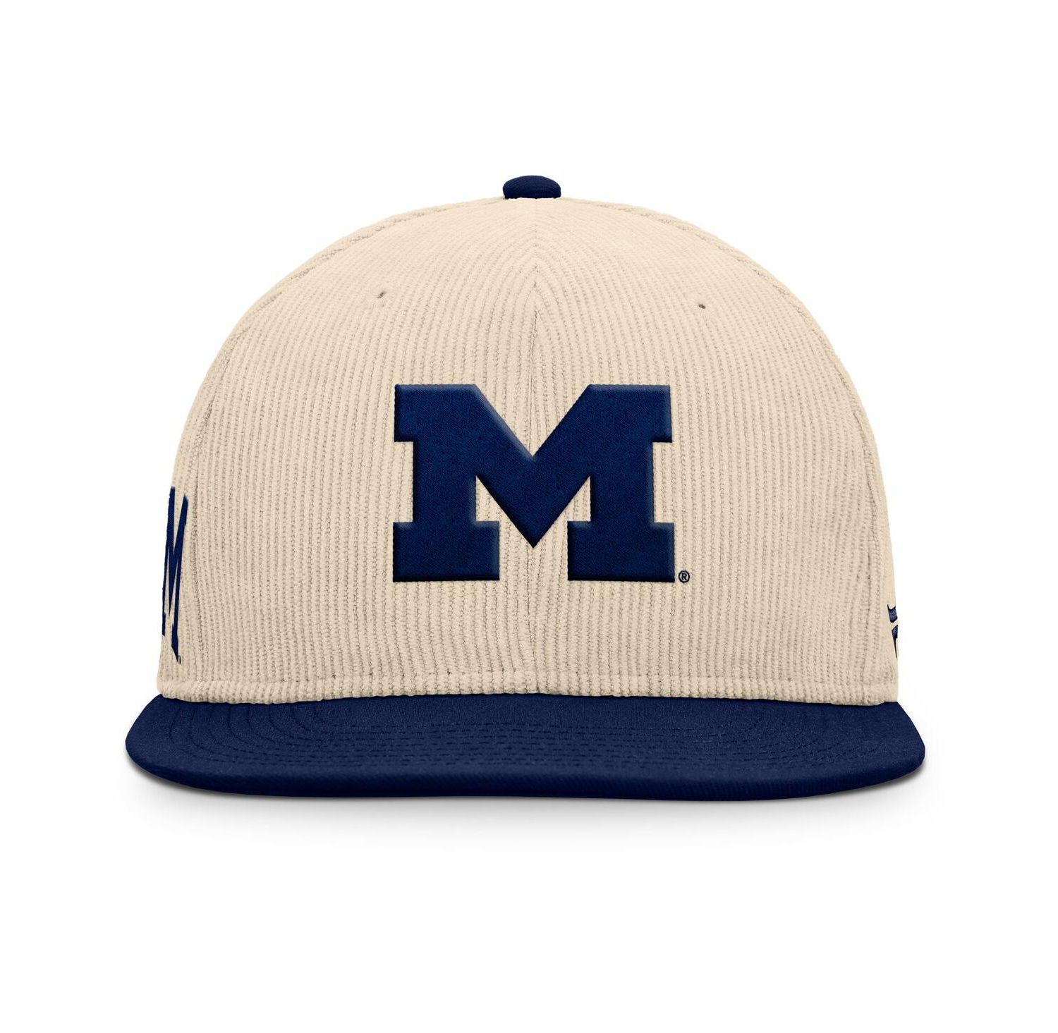 Men's Tan Michigan Wolverines Catcher Snapback Hat