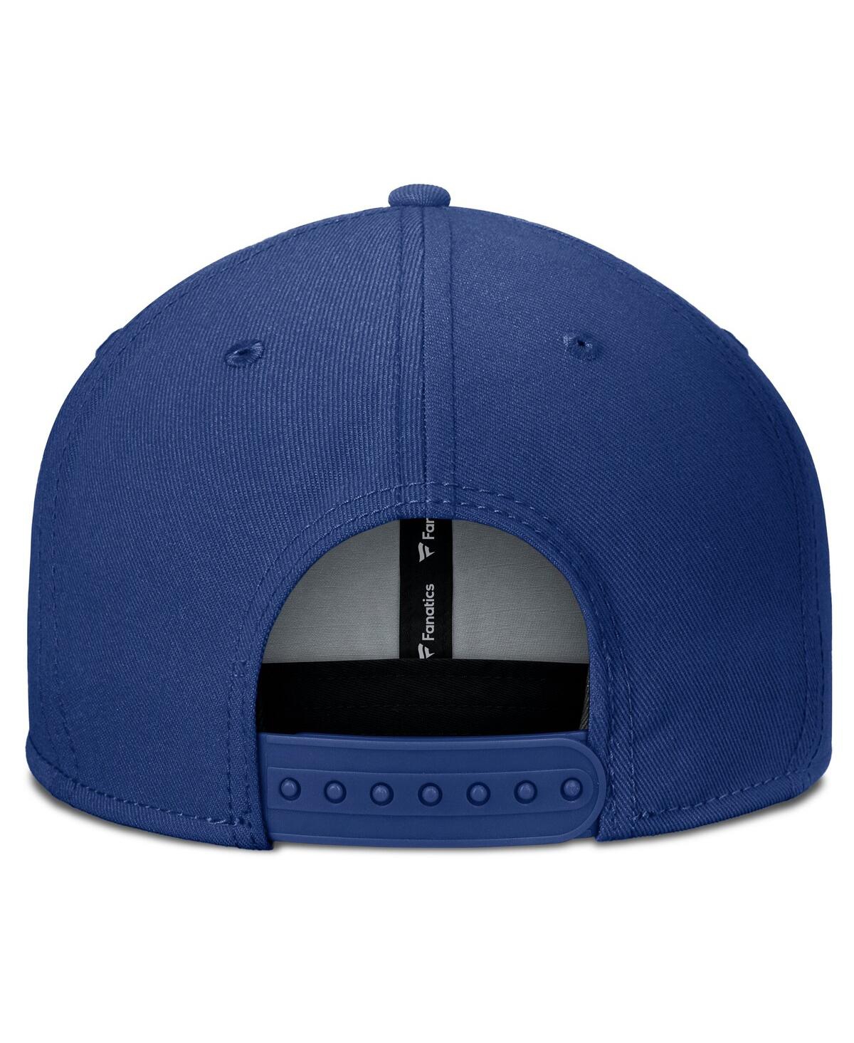 Fanatics Men's Blue Tampa Bay Lightning Fundamental Gino Stack Snapback Hat In Blue,white