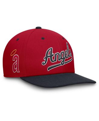 Nike - Men's  Red/Navy California Angels Cooperstown Collection Pro Performance Snapback Hat