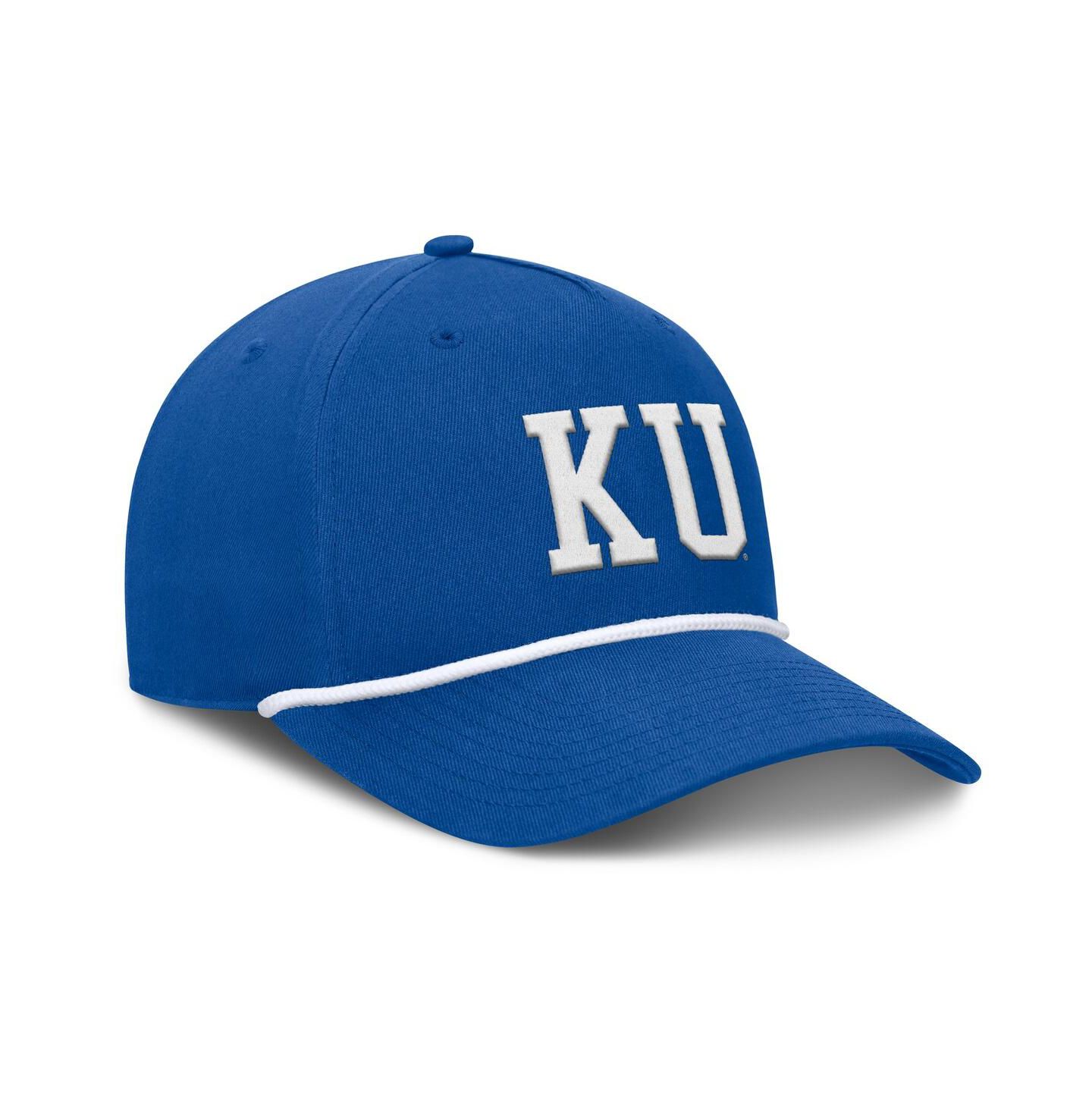 Мужская кепка Fanatics Royal Kansas Jayhawks Foul Ball Rope Adjustable Hat — фото 2
