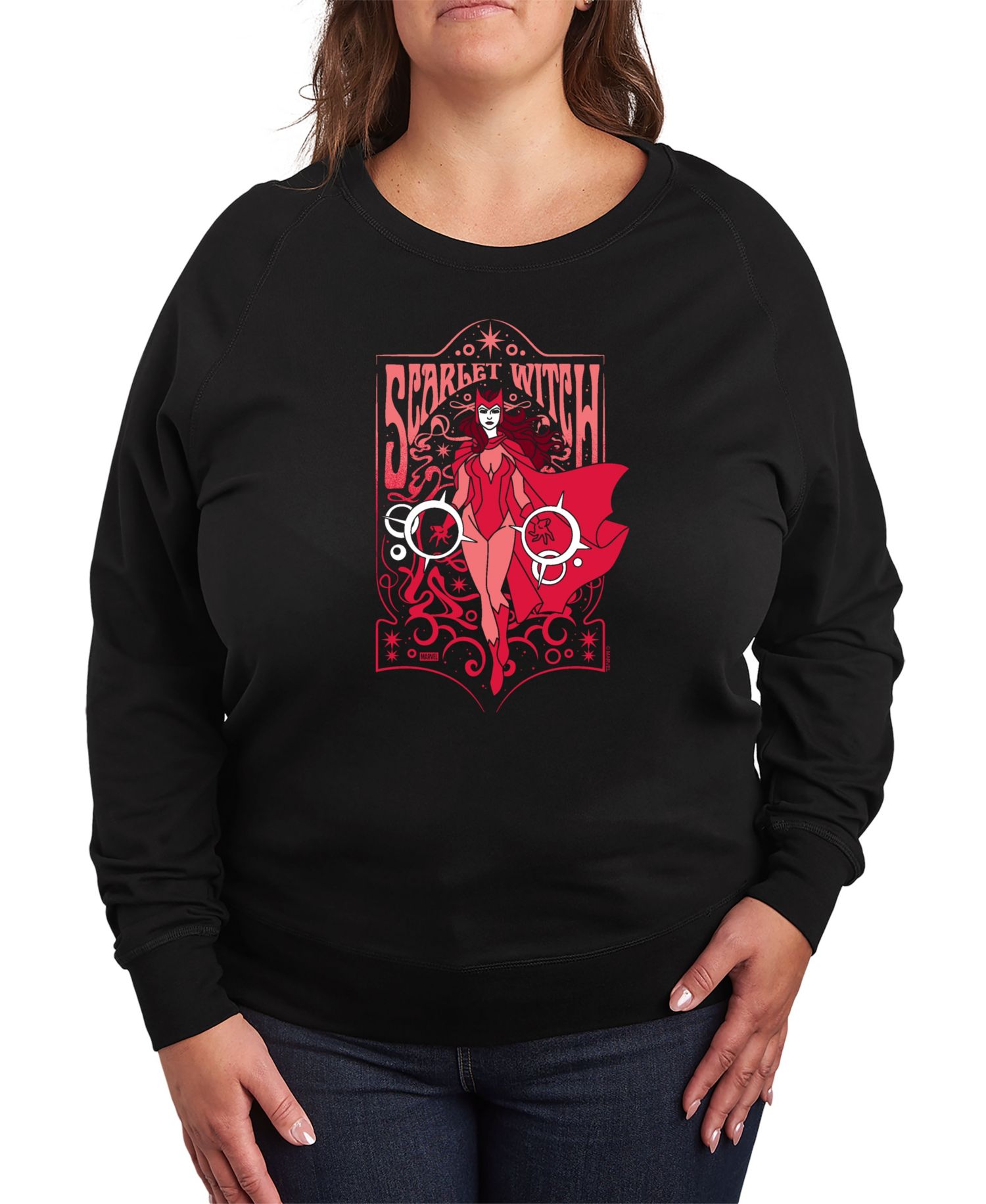 Plus Size Scarlet Witch Graphic Pullover T-Shirt