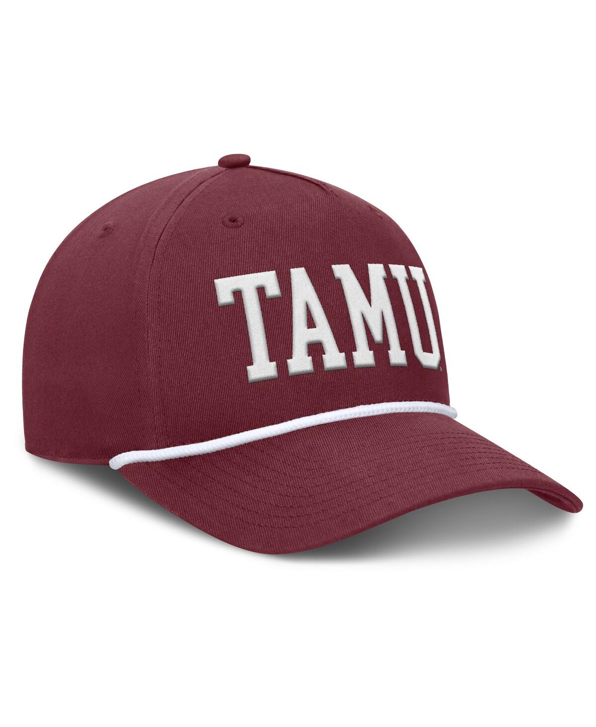 Fanatics Men's Maroon Texas A&m Aggies Foul Ball Rope Adjustable Hat In Maroon