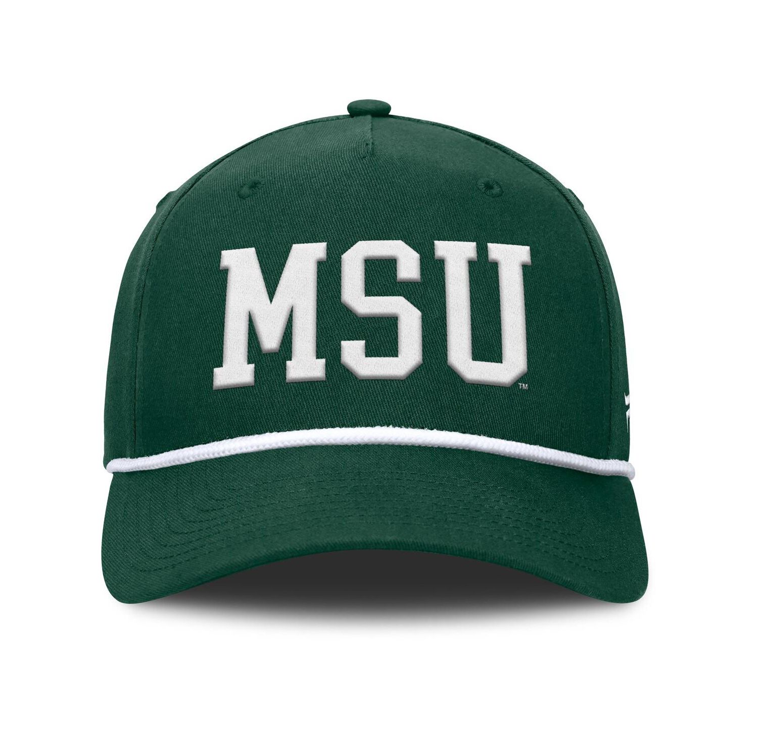 Men's Green Michigan State Spartans Foul Ball Rope Adjustable Hat