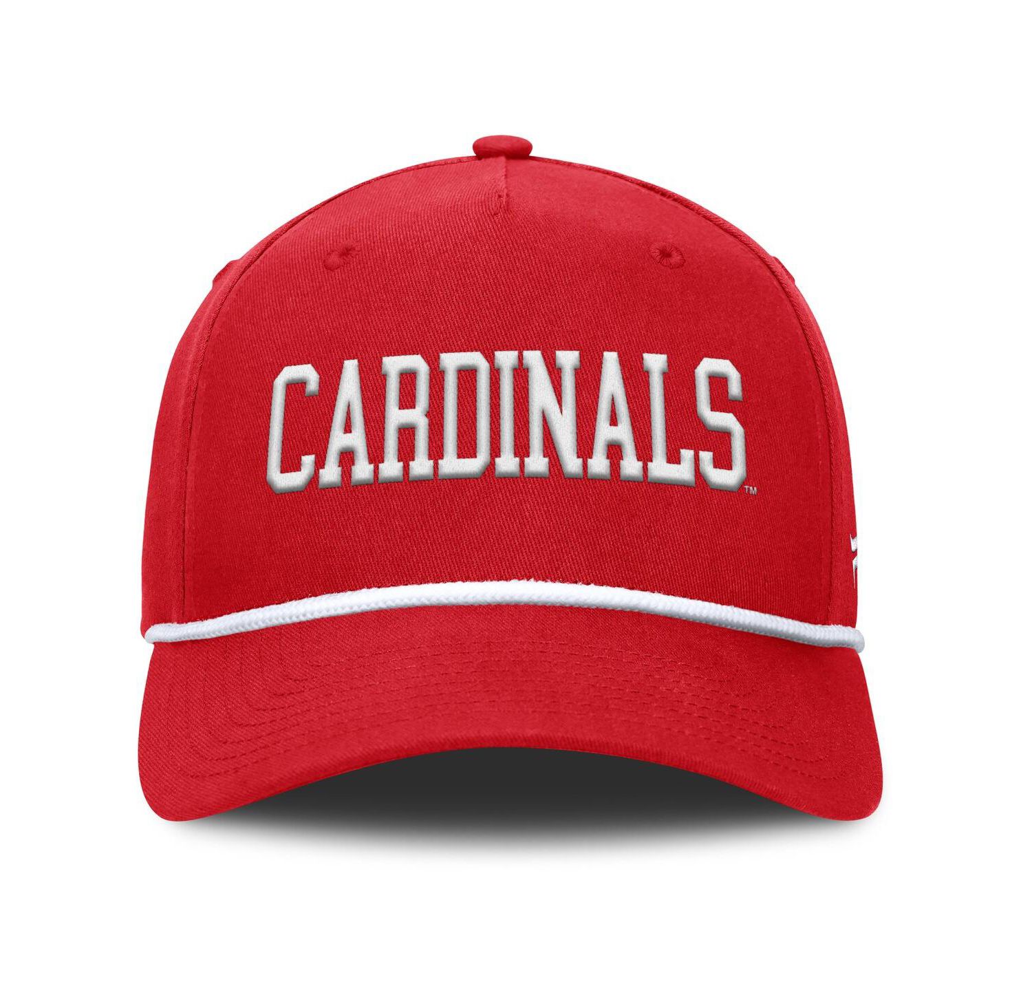 Men's Red Louisville Cardinals Foul Ball Rope Adjustable Hat
