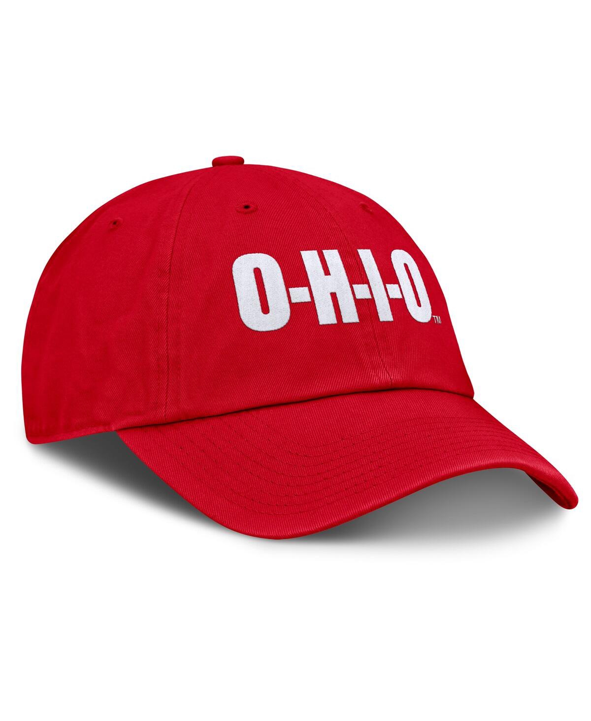 Nike Men's And Women's Scarlet Ohio State Buckeyes Local Club Adjustable Hat In Scarlet