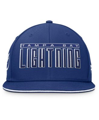 Men's Blue Tampa Bay Lightning Fundamental Gino Stack Snapback Hat