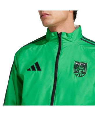 Men's Green/White Austin FC 2025 Anthem Reversible Full-Zip Jacket