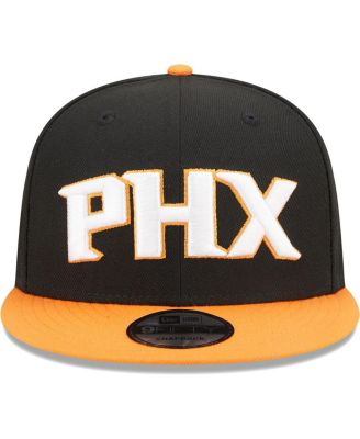 Men's Black/Orange Phoenix Suns Jersey Hook Statement Edition 9FIFTY Snapback Hat