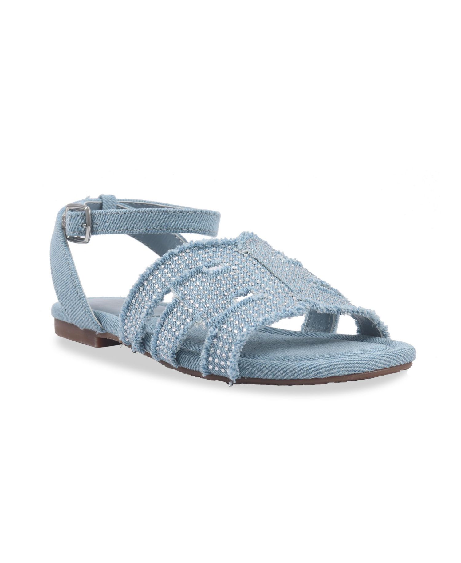 Little and Big Girls Bella Bay Denim Bay Sandals
