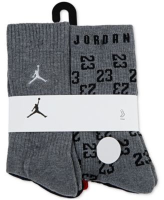 Kids 7-11 6-Pack Monogram Essential Crew Socks